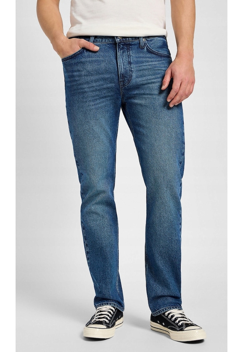 Blugi barbatesti West Blue Abyss - bumbac/lyocell/elastan - albastru