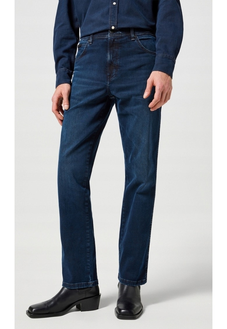 Blugi Texas Rodeo - bumbac/elastan - albastru inchis