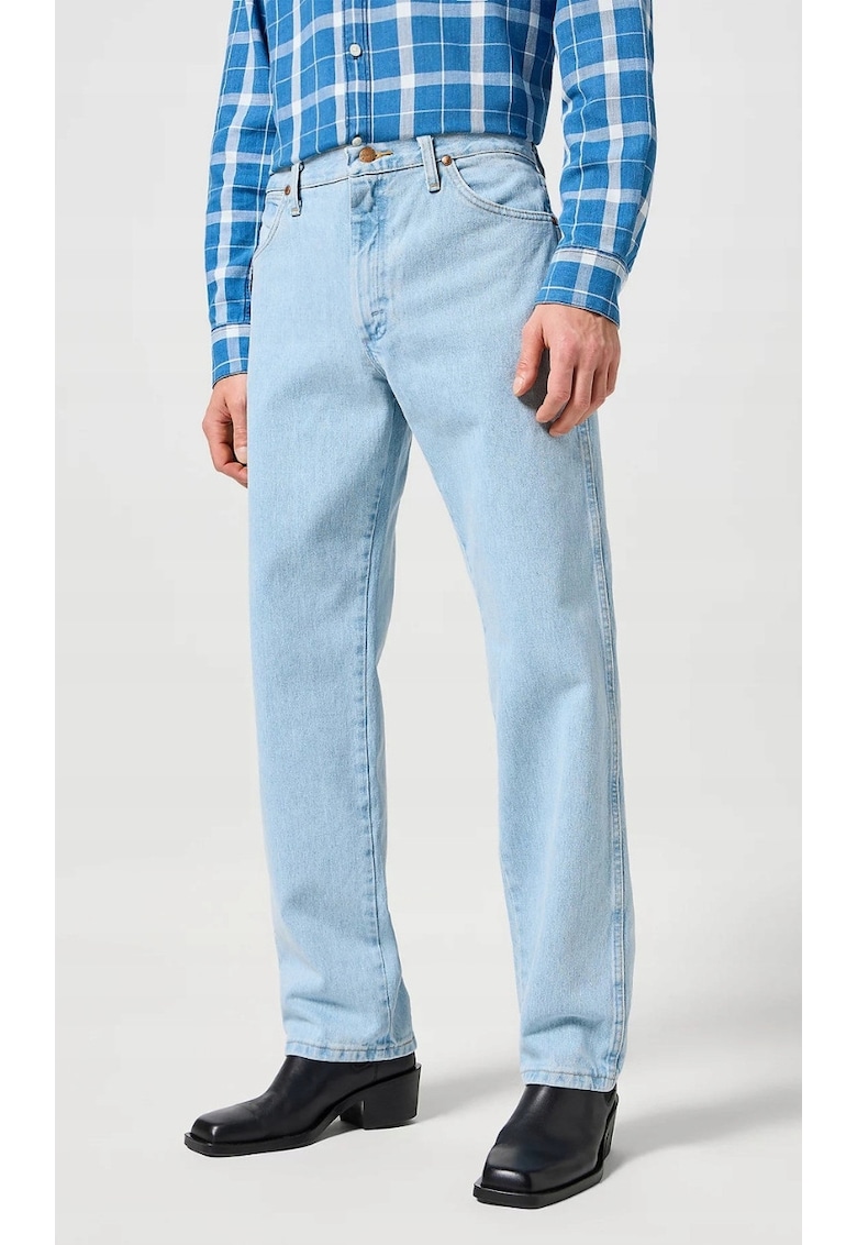 Wrangler Blugi barbatesti 13MWZ - bumbac - albastru deschis