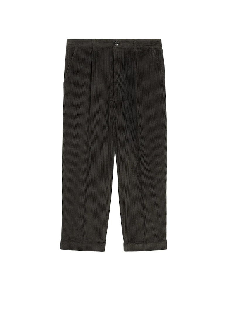 Pantaloni barbati - oversize - bumbac - negru -