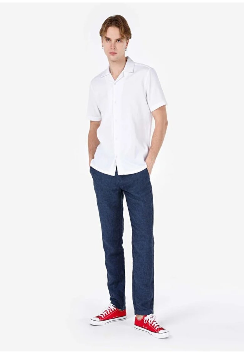 Pantaloni barbati - Regular Fit - albastru ocean - - Ocean Blue