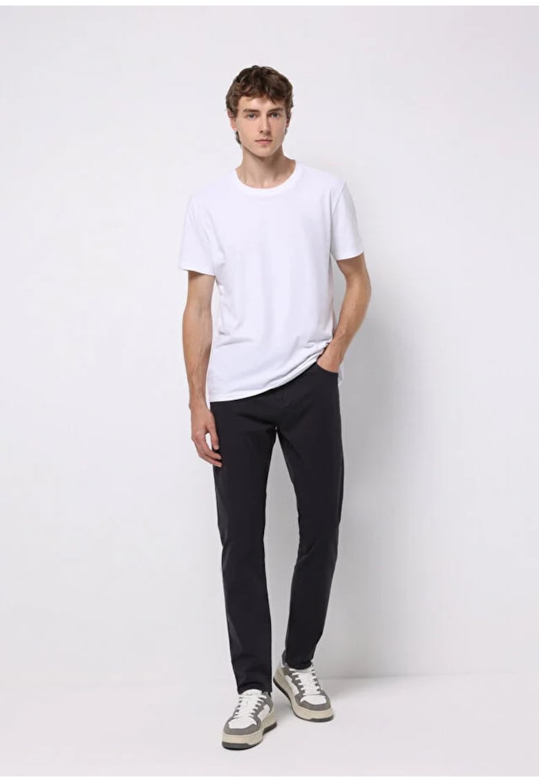 Colins Pantaloni barbati straight fit - negru - Negru