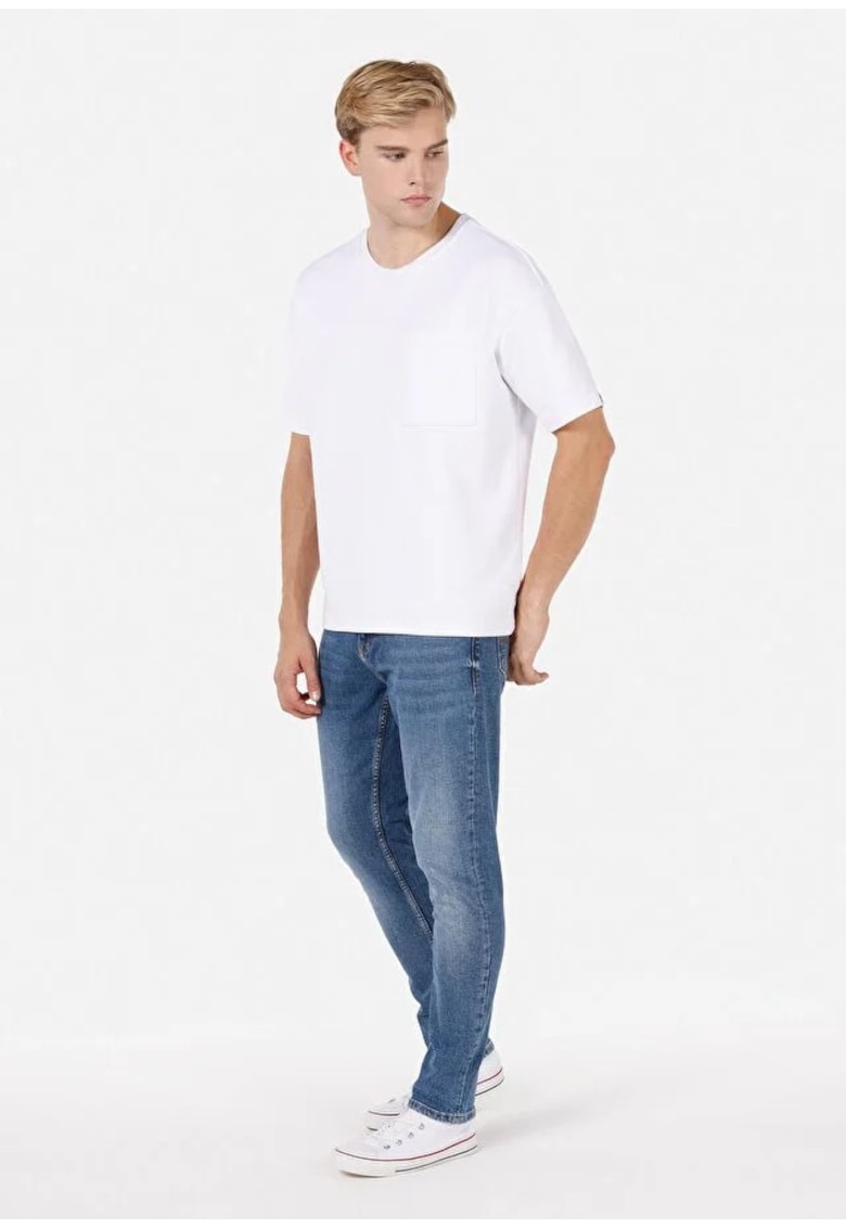 Pantaloni De Barbati Albastru Regular Fit 067 Jack 8684112456782