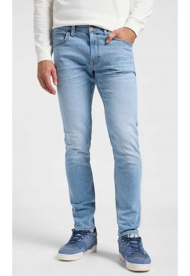 Blugi Luke - slim albastru bumbac - Albastru
