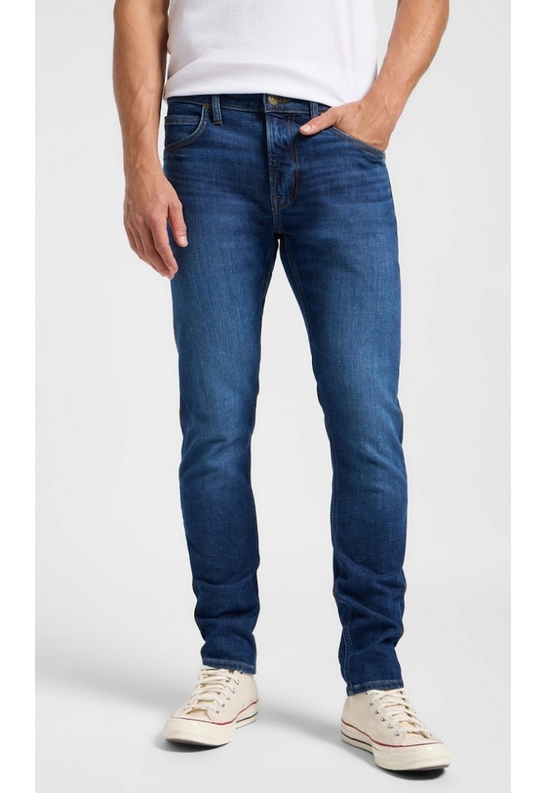 Blugi barbatesti Luke Stoney - bumbac/elastan - albastru