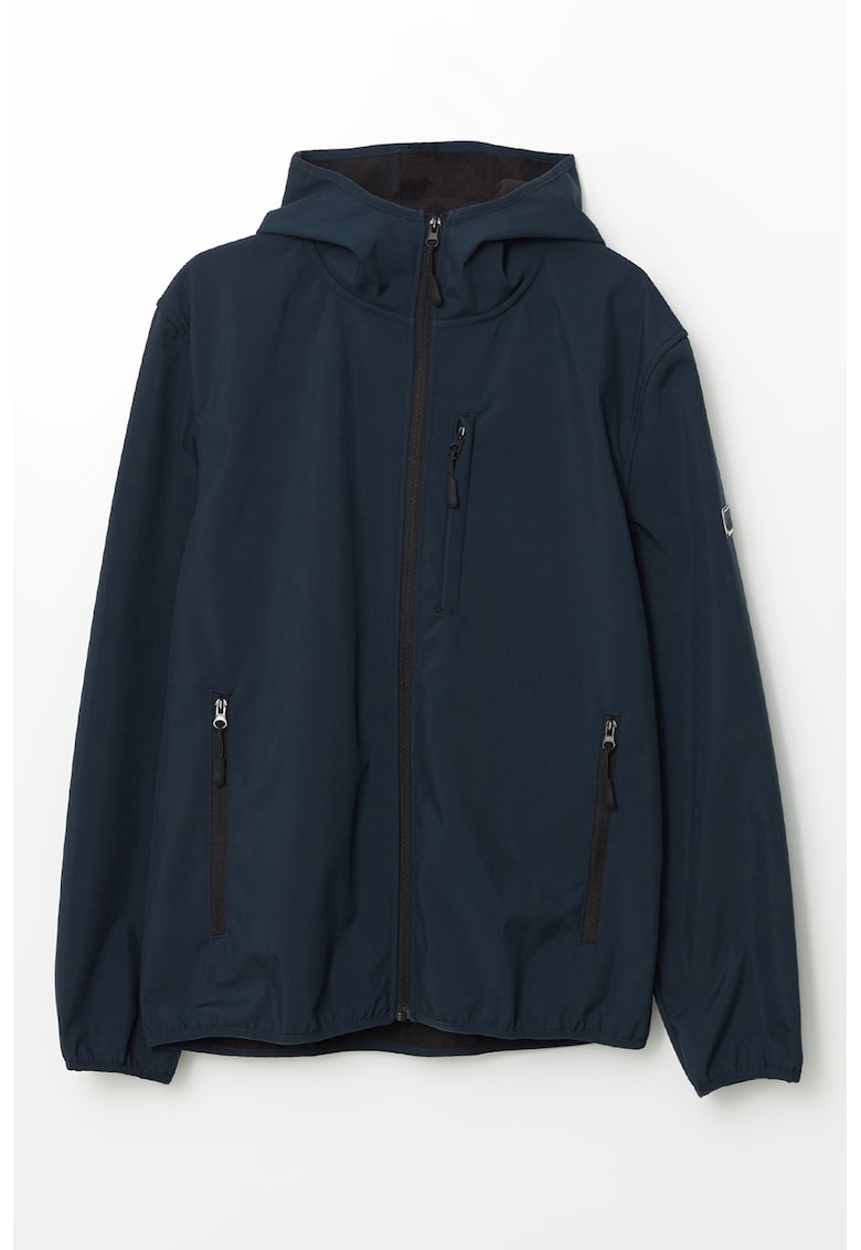 Jacheta cu gluga si fermoar