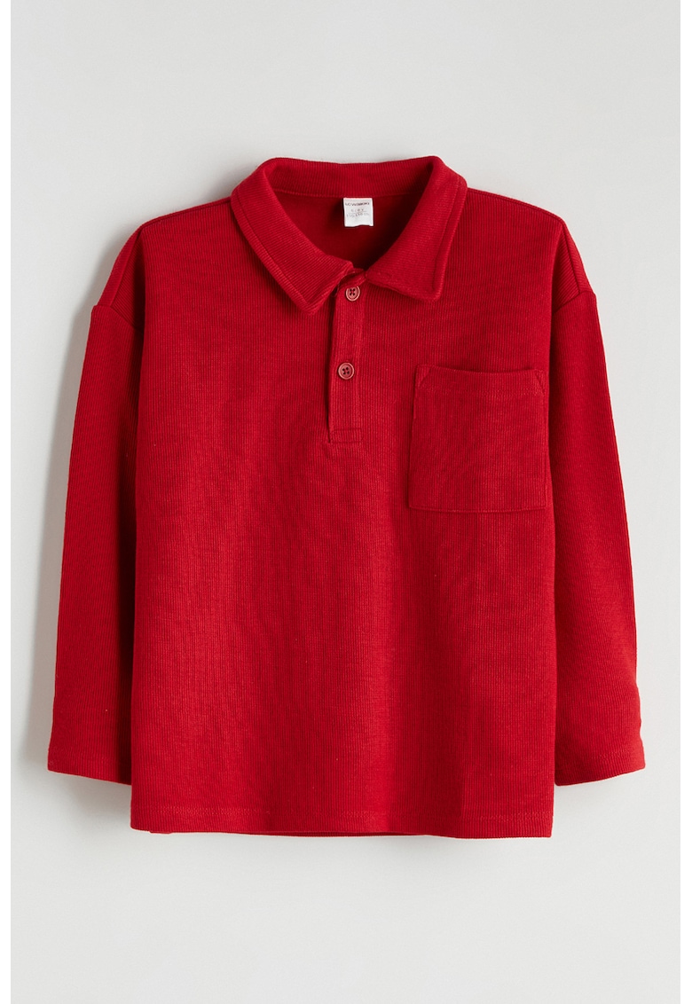 Bluza uni din amestec de bumbac