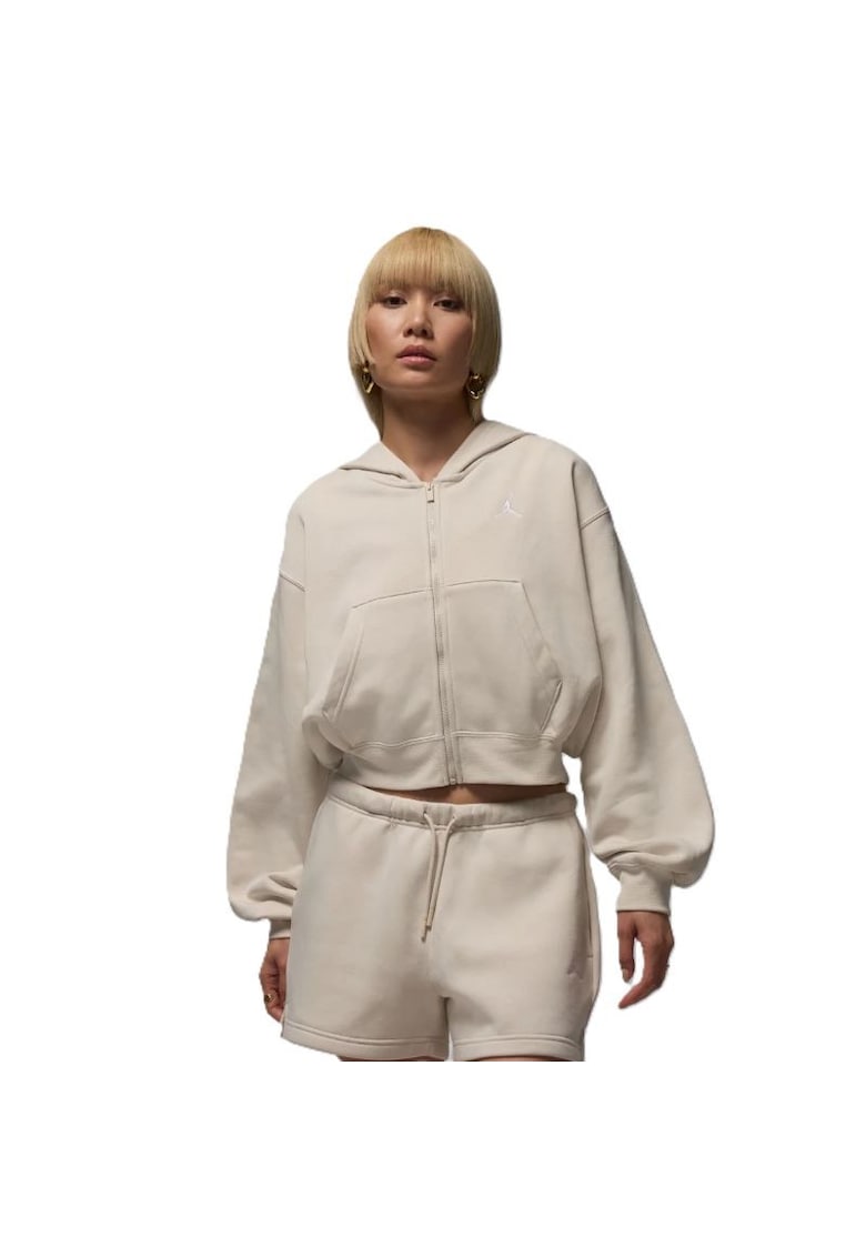 Bluza cu fermoar W J BRK FLC FZ MOD CROP-IH3351-104