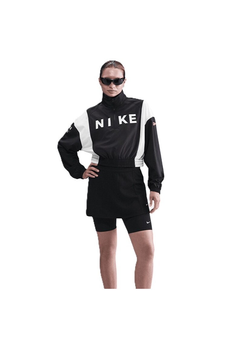 Bluza cu fermoar W NSW CLSSC WVN REMIX LTWT PO-IH8478-010