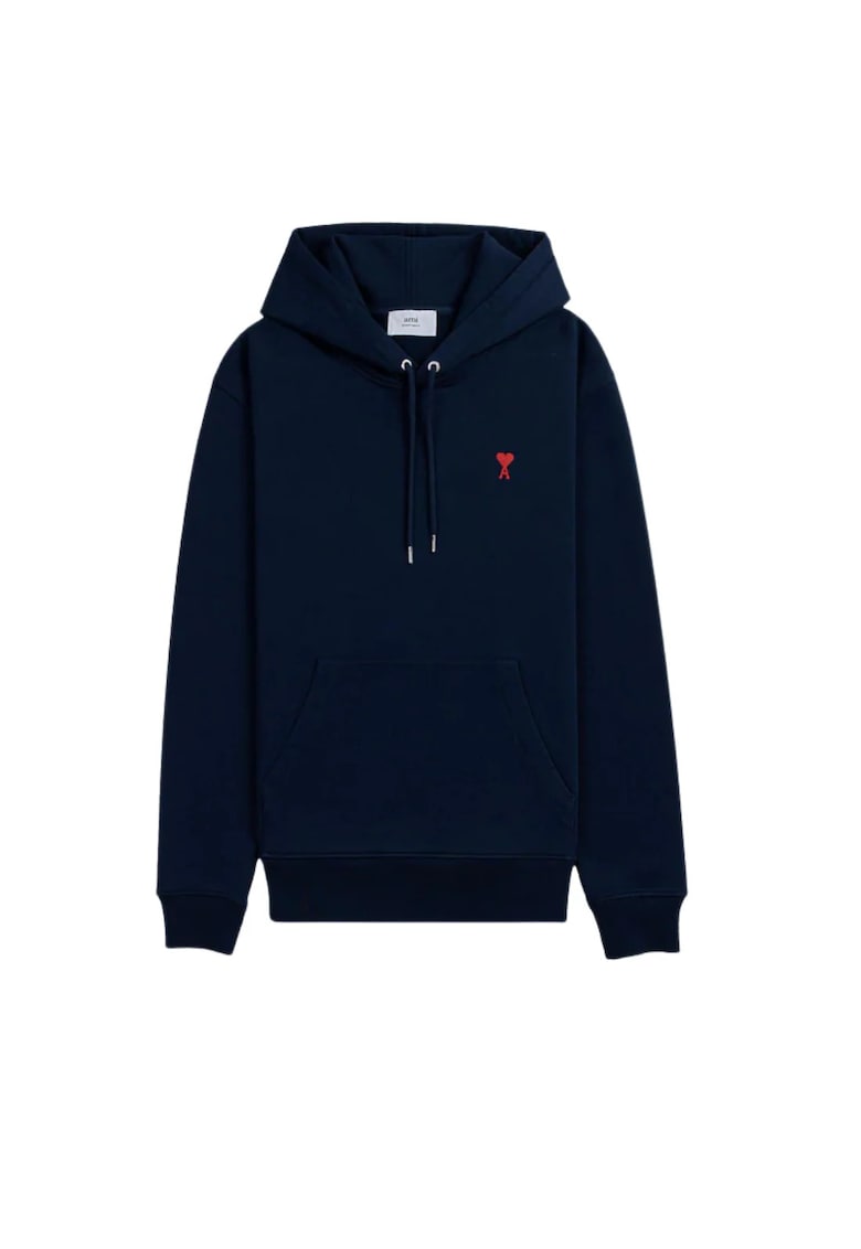 Hanorac barbati Ami de Coeur - bleumarin - bumbac organqsqic - XL - Albastru inchis/Albastru