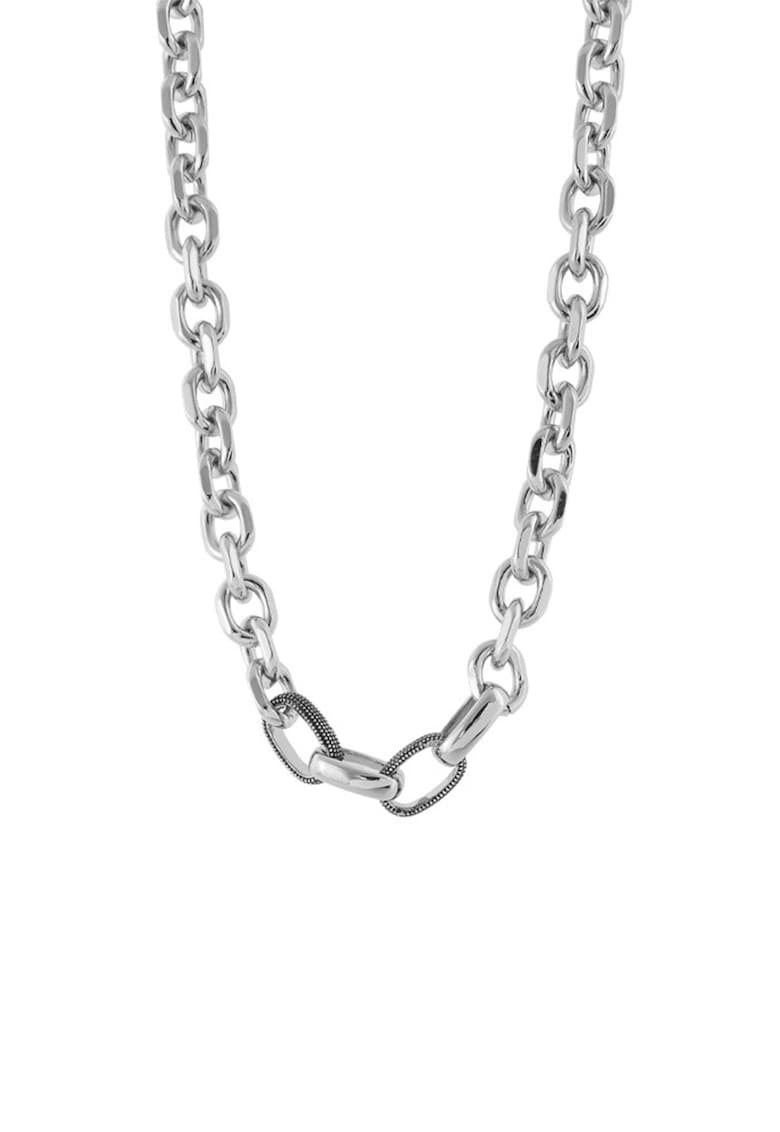 Colier tip lant - Argintiu