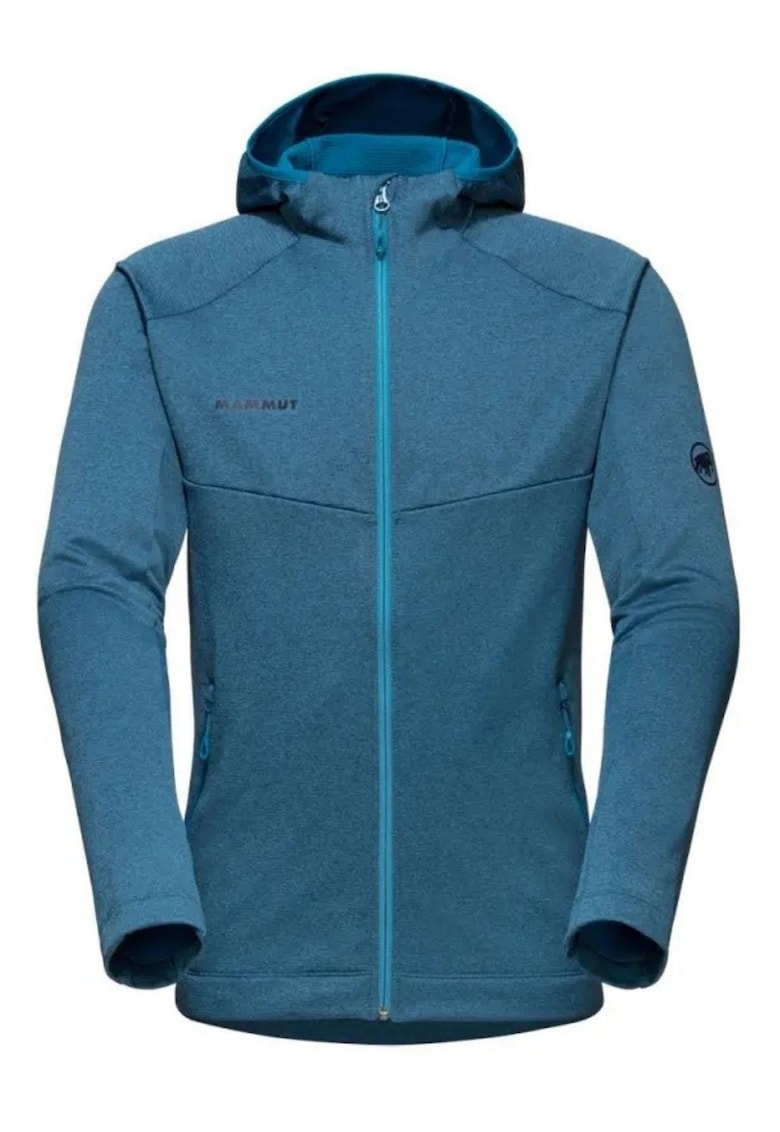 Bluza de trening cu fermoar si gluga -