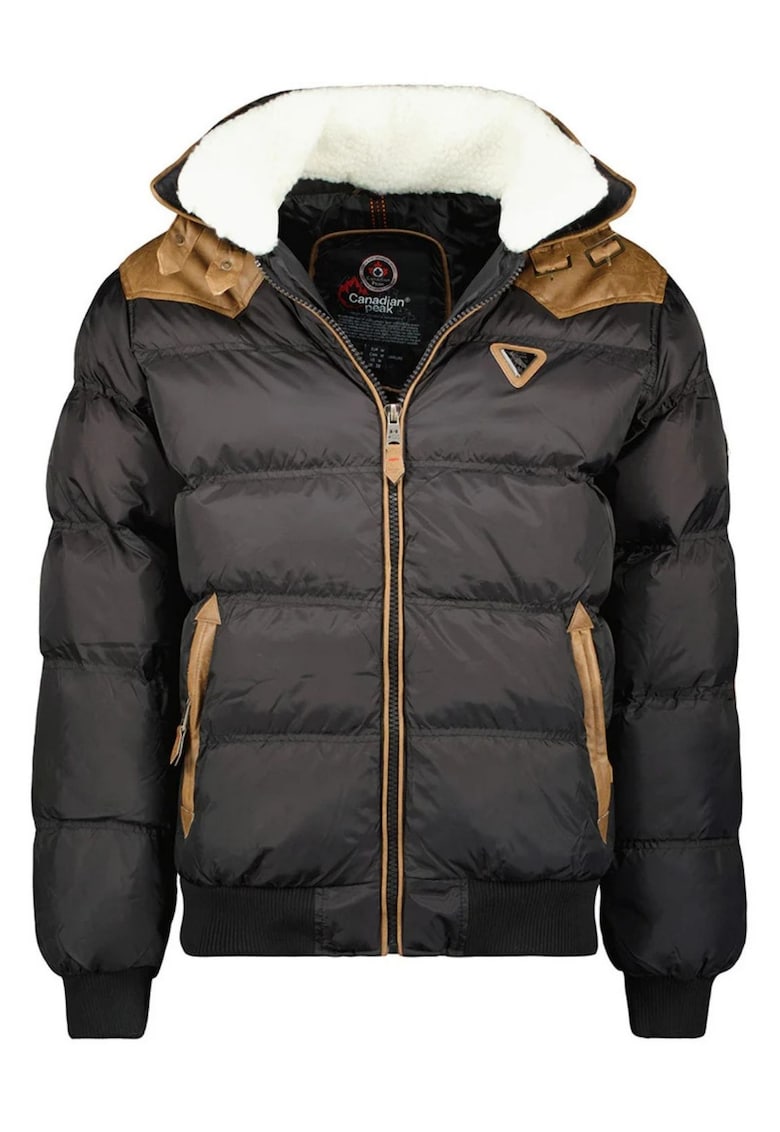 Geaca scurta cu guler inalt -