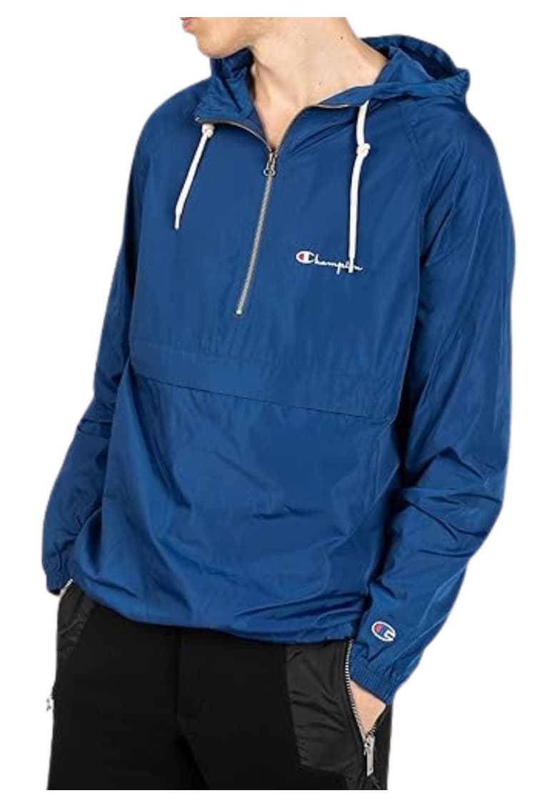 Jacheta fara inchidere cu gluga Blouson