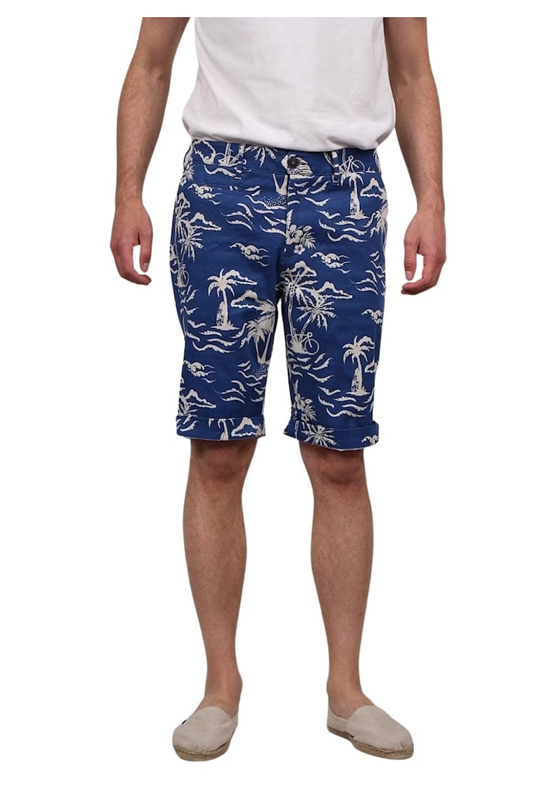 Bermude cu model tropical Saulieu -