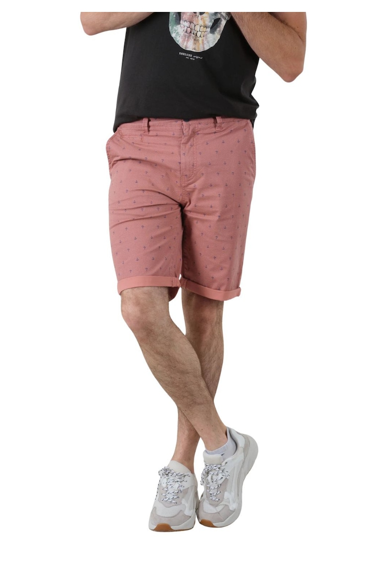 Pantaloni scurti chino cu curea impletita Napua -