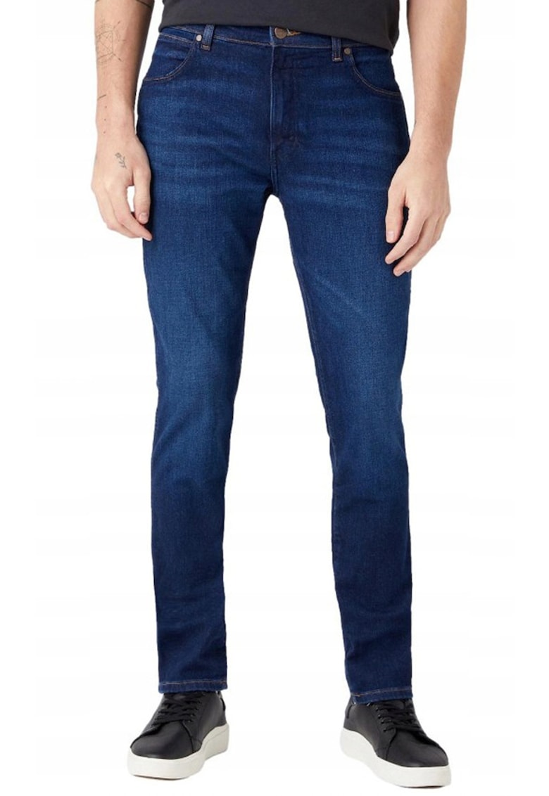 Blugi barbatesti Larston - bumbac/poliester/elastan - albastru inchis