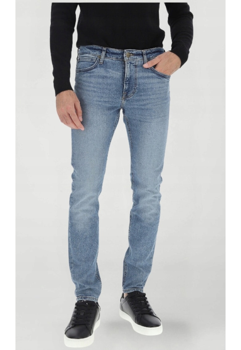 Blugi barbati - MALONE SKINNY - albastru - bumbac -