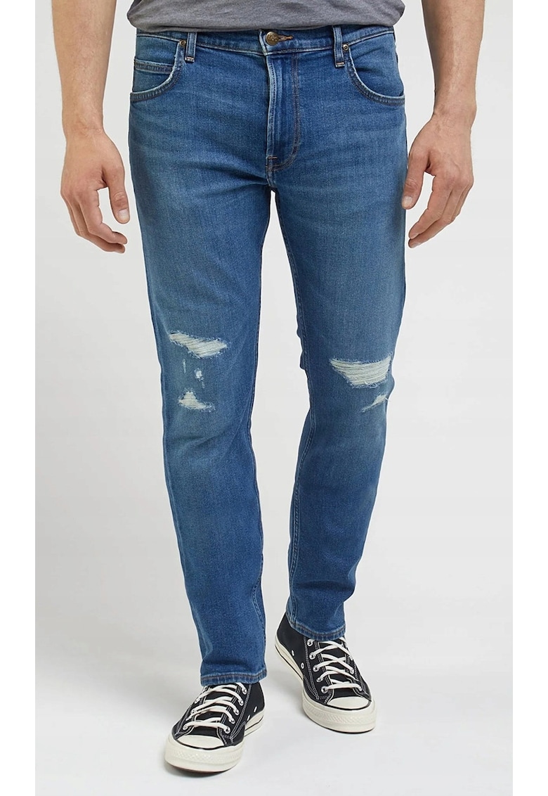 Blugi barbati Rider Solstice - bumbac/poliester/elastan - albastru -