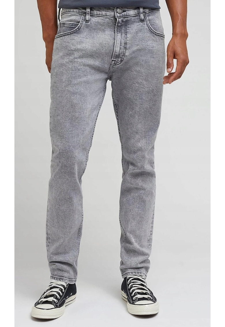 Blugi barbati RIDER SLIM - gri - bumbac -