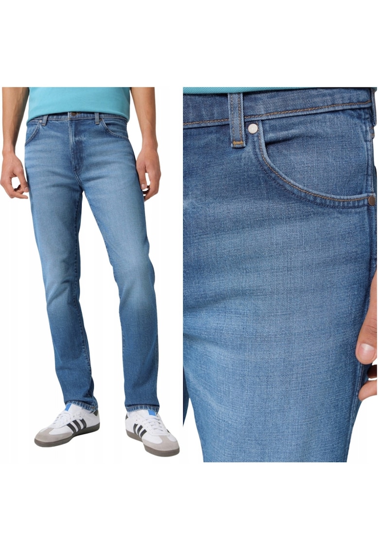Jeans bărbați - Larston 812 - slim tapered - albastru - L30 - Albastru