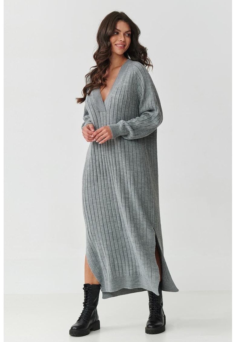 Rochie tip pulover lejera -