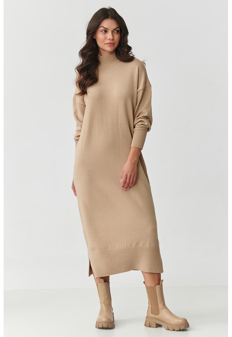 Rochie tip pulover lejera -