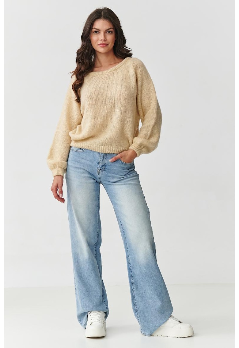 Pulover din amestec de mohair si lana -