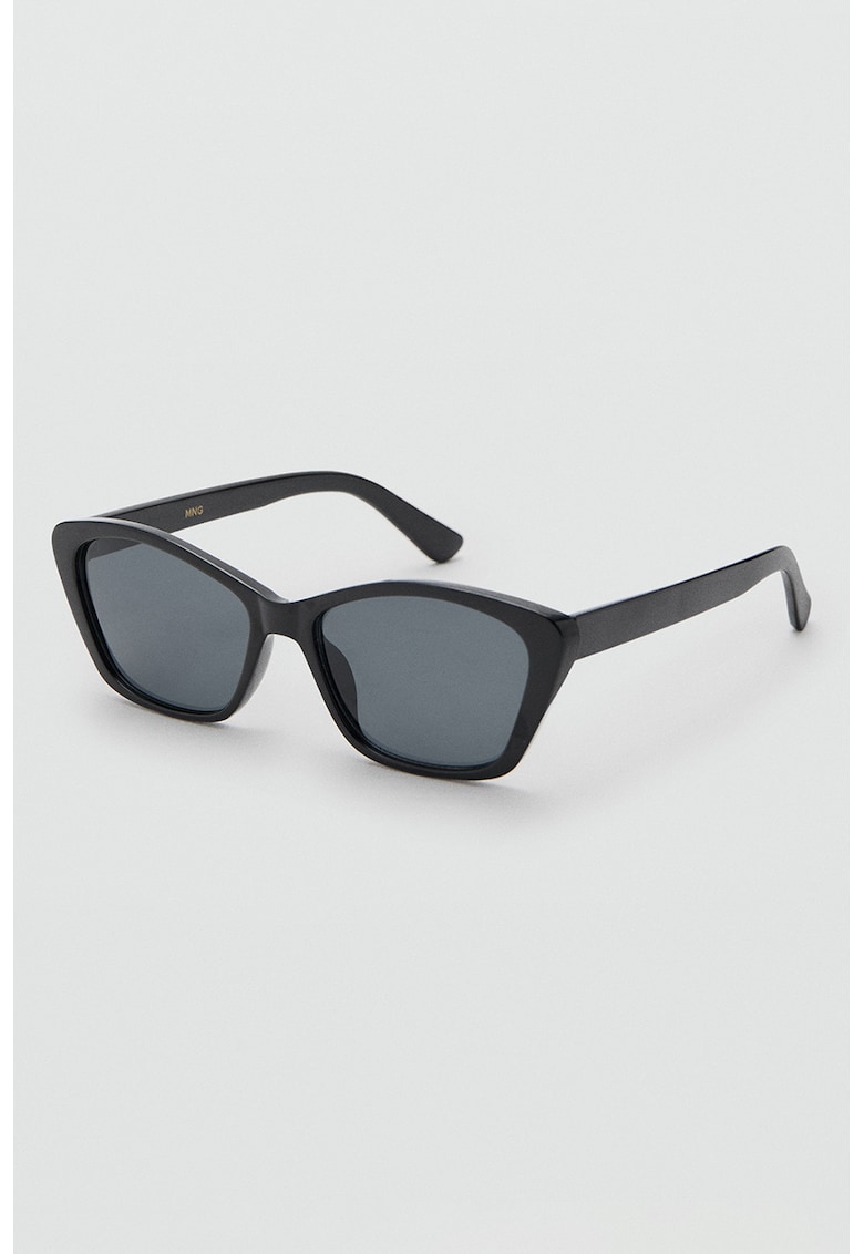 Ochelari cat-eye cu lentile uni - Negru