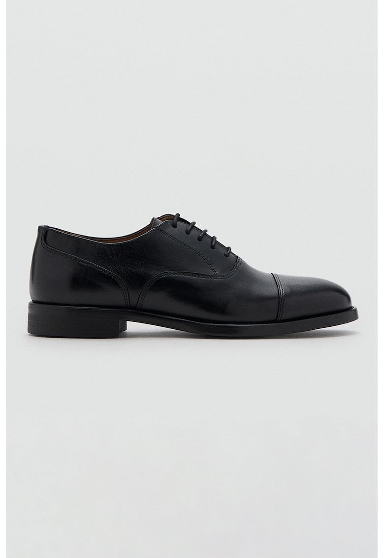 Pantofi oxford din piele - Negru