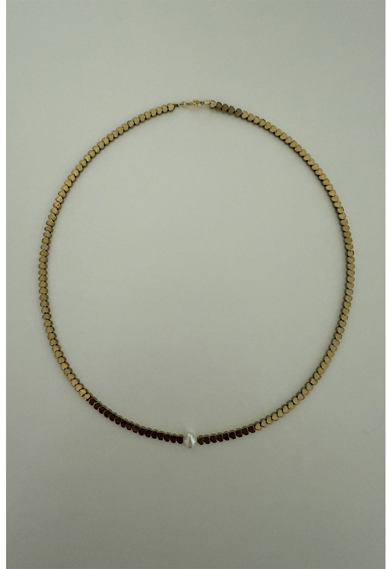 Colier cu pietre semipretioase si perle de cultura