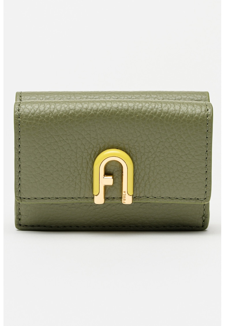 Portofel din piele cu aspect granulat