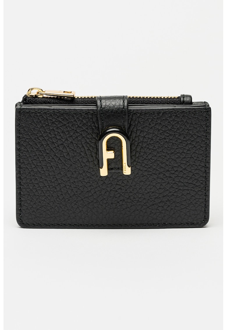 Portofel din piele cu logo