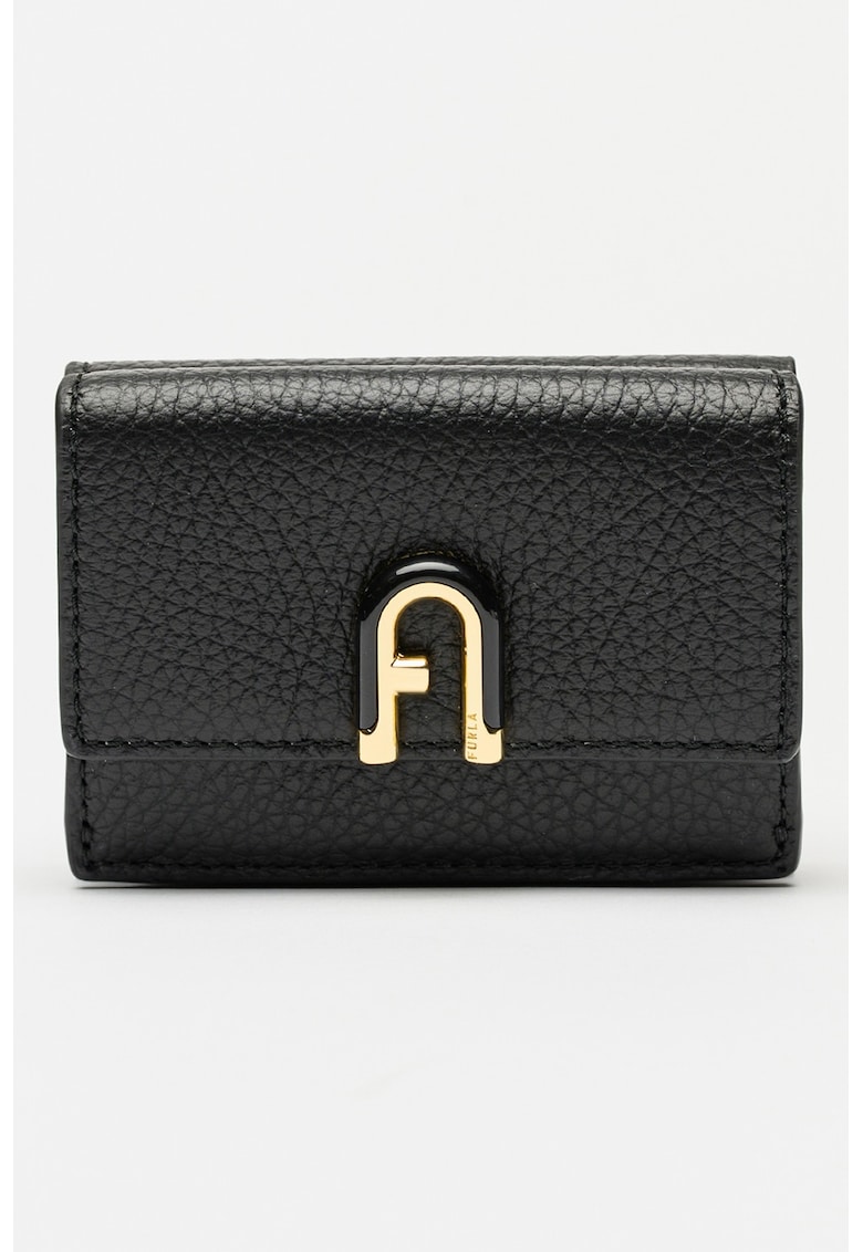 Portofel din piele cu aspect granulat