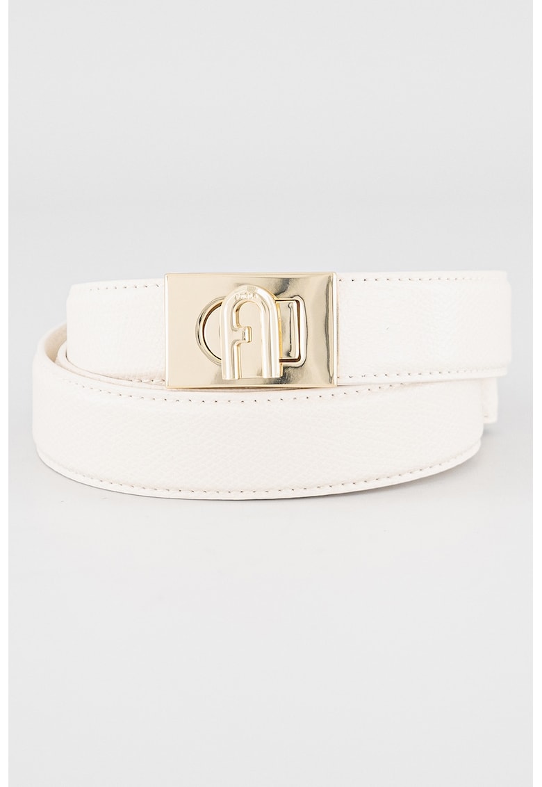 Curea din piele cu catarama cu logo