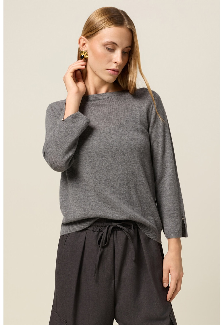 Pulover din amestec de lana si casmir