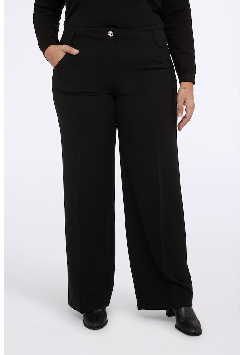 Pantaloni drepti cu pensa