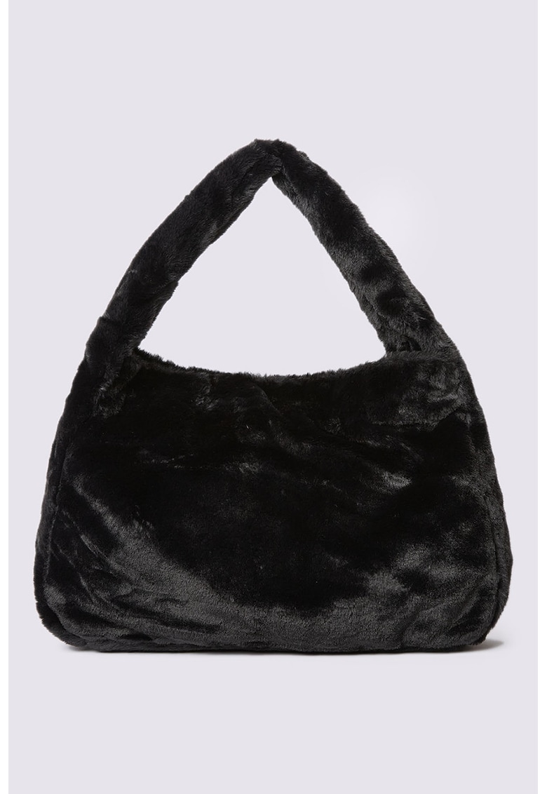 Geanta de umar cu aspect pufos