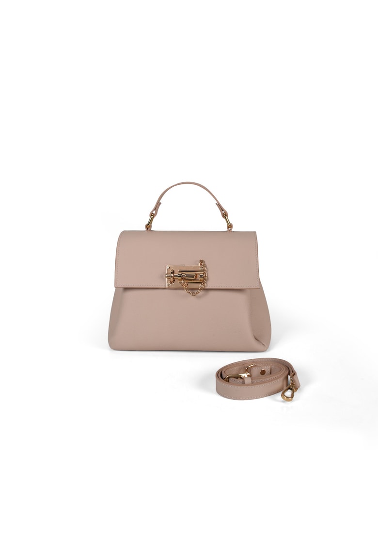 Geanta dama Muse piele naturala nude
