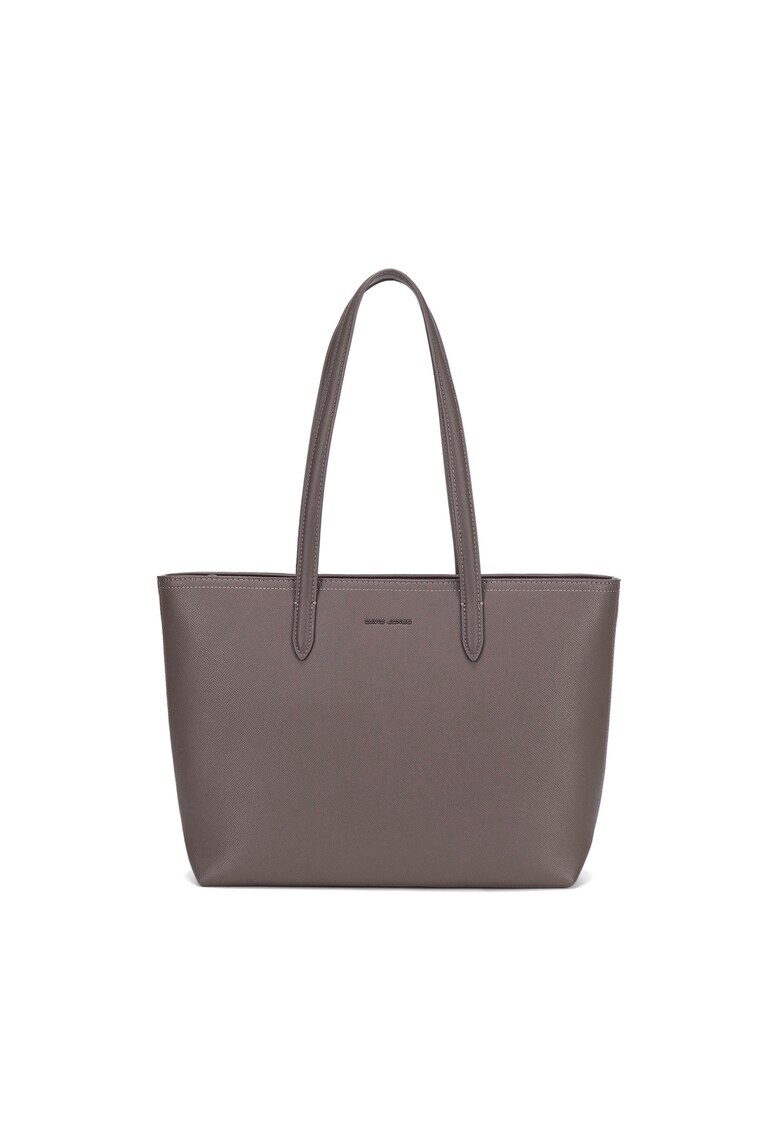 Geanta shopper de piele ecologica - Maro taupe