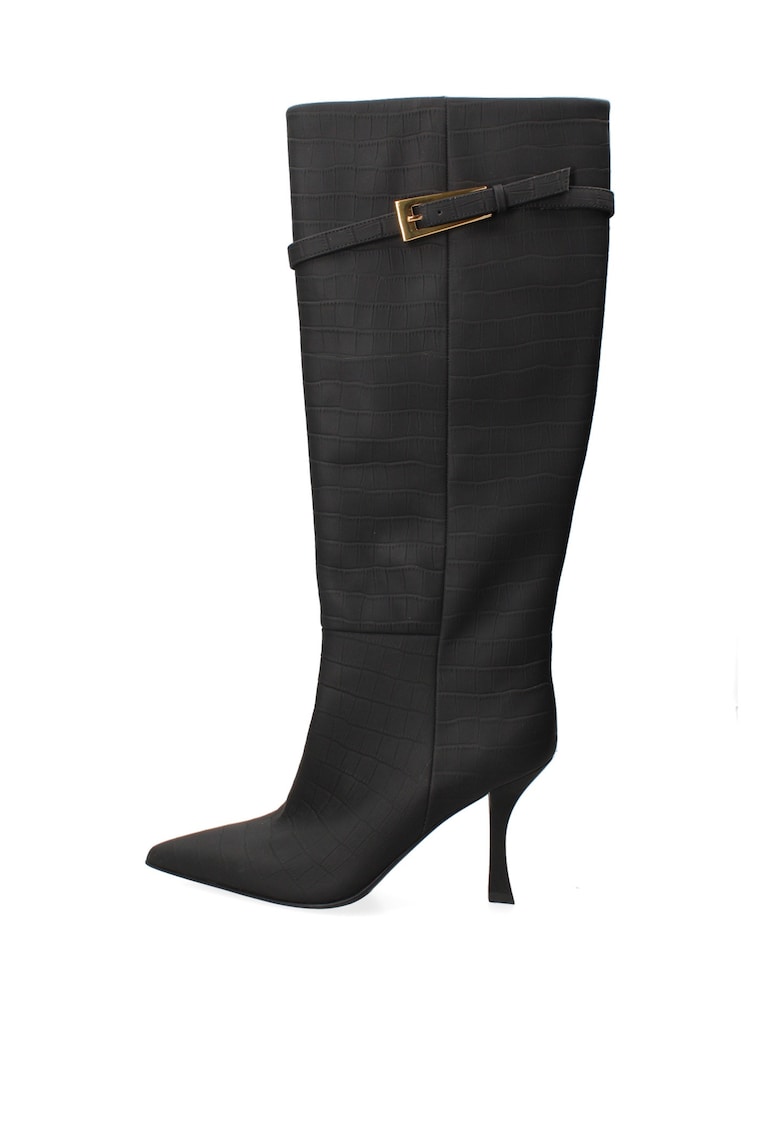 Cizme inalte pana la genunchi din piele Lyra Elite