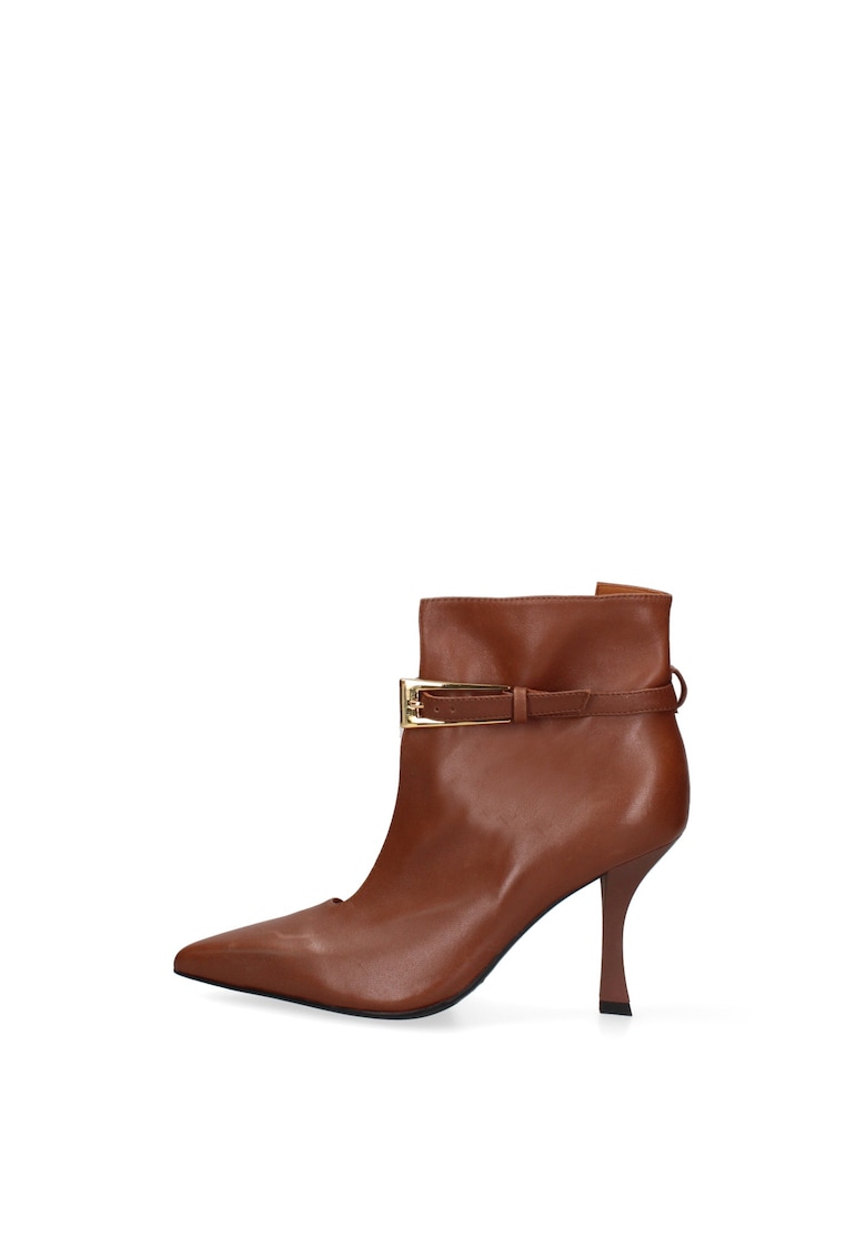 Botine din piele Eulalia Prime - Caramel