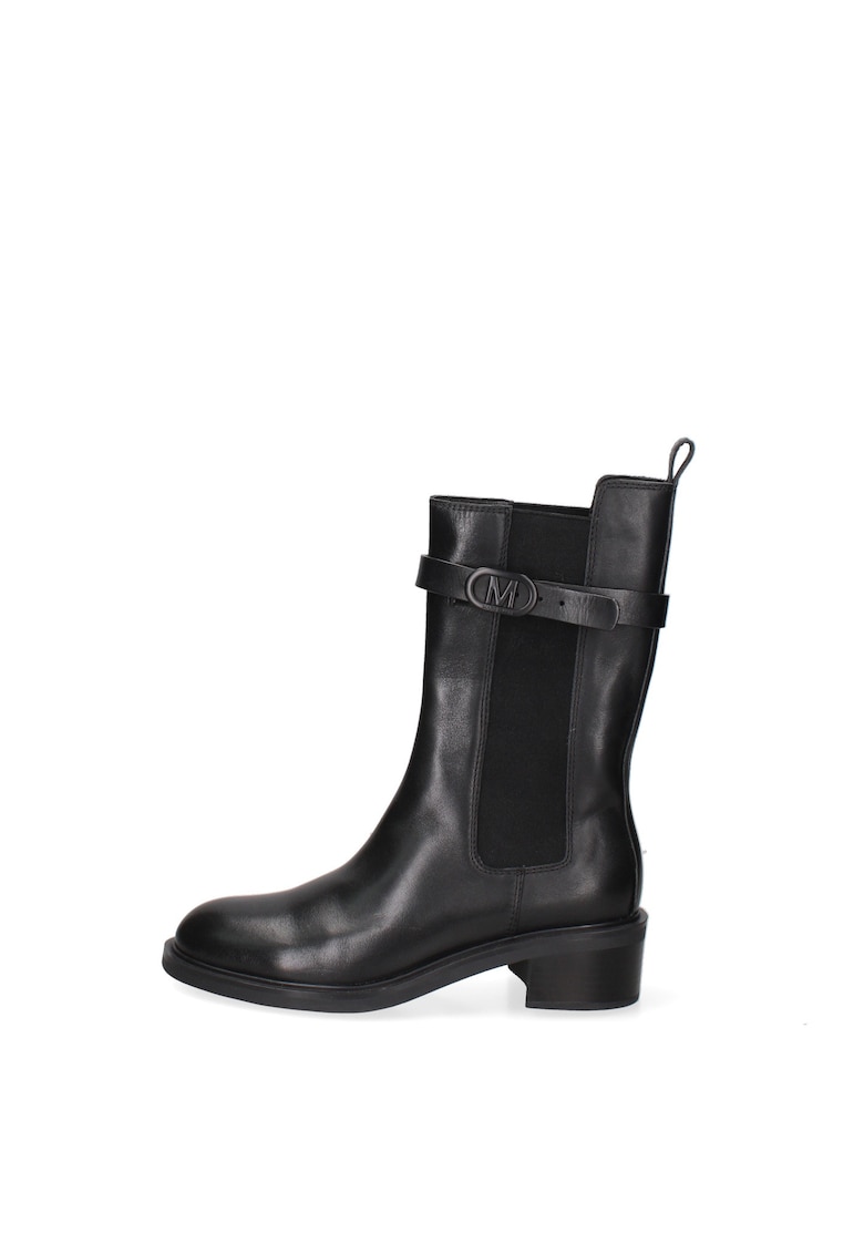 Ghete Chelsea de piele Valoria Lux - Negru