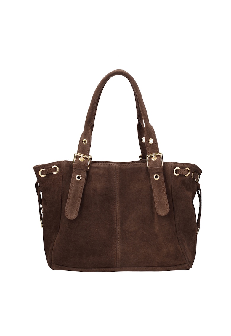 Geanta de piele intoarsa Lumena Lux