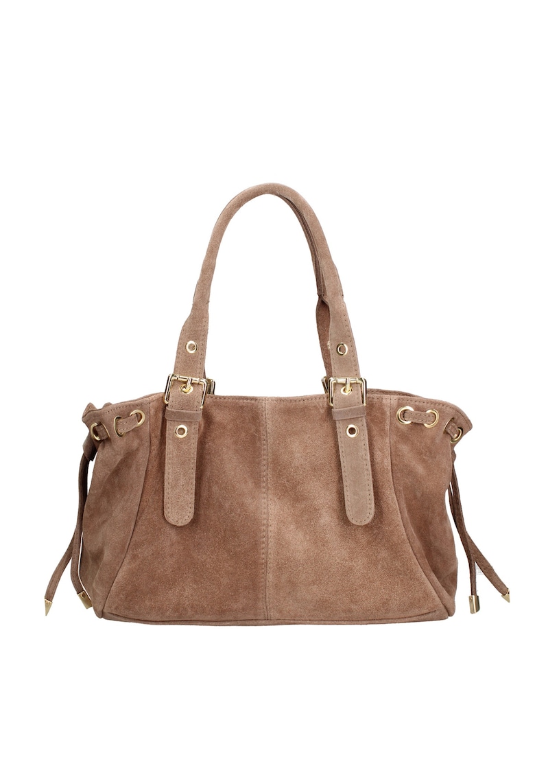 Geanta de piele intoarsa Lumena Lux