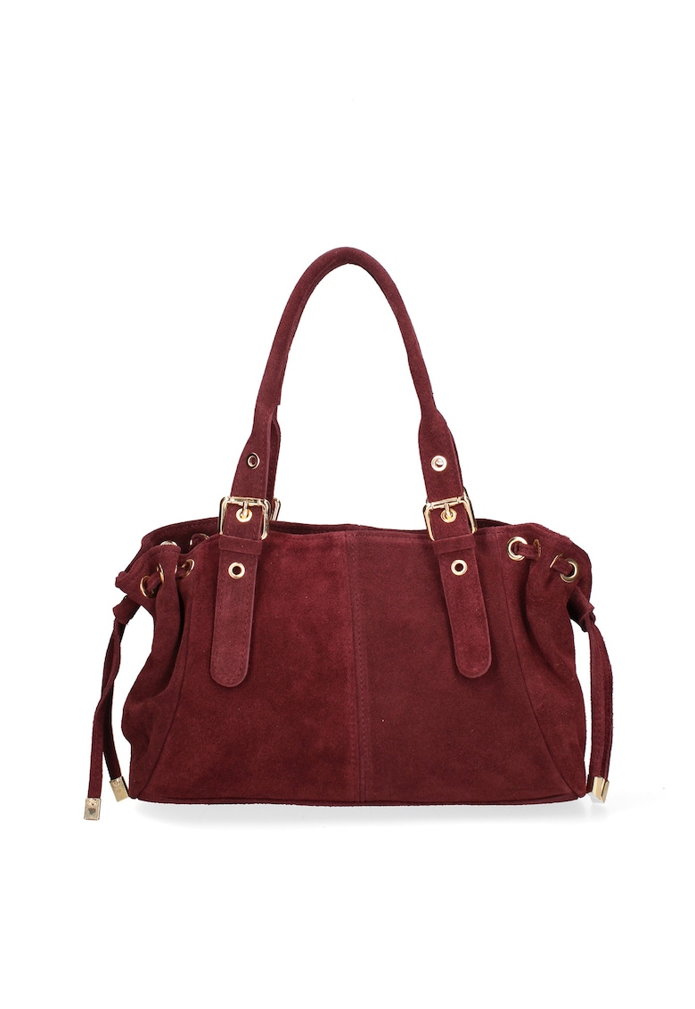 Geanta de piele intoarsa Lumena Lux