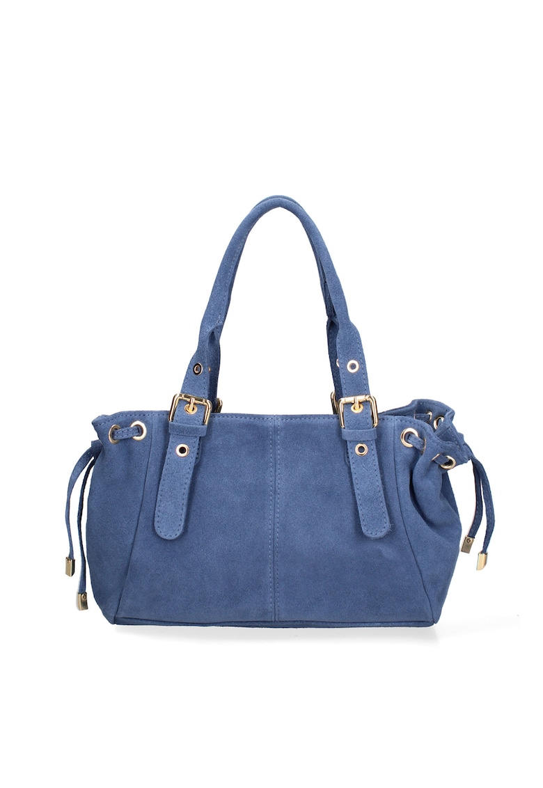 Geanta de piele intoarsa Lumena Lux