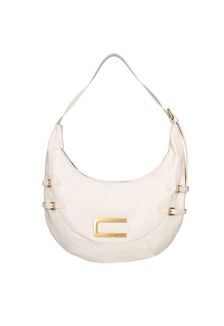 Geanta de piele ecologica Linnea - Alb