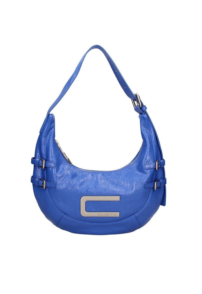 Geanta de piele ecologica Lumena - Albastru deschis