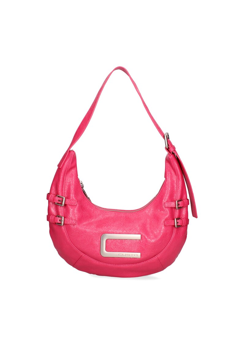 Geanta de piele ecologica Lumena - Fucsia